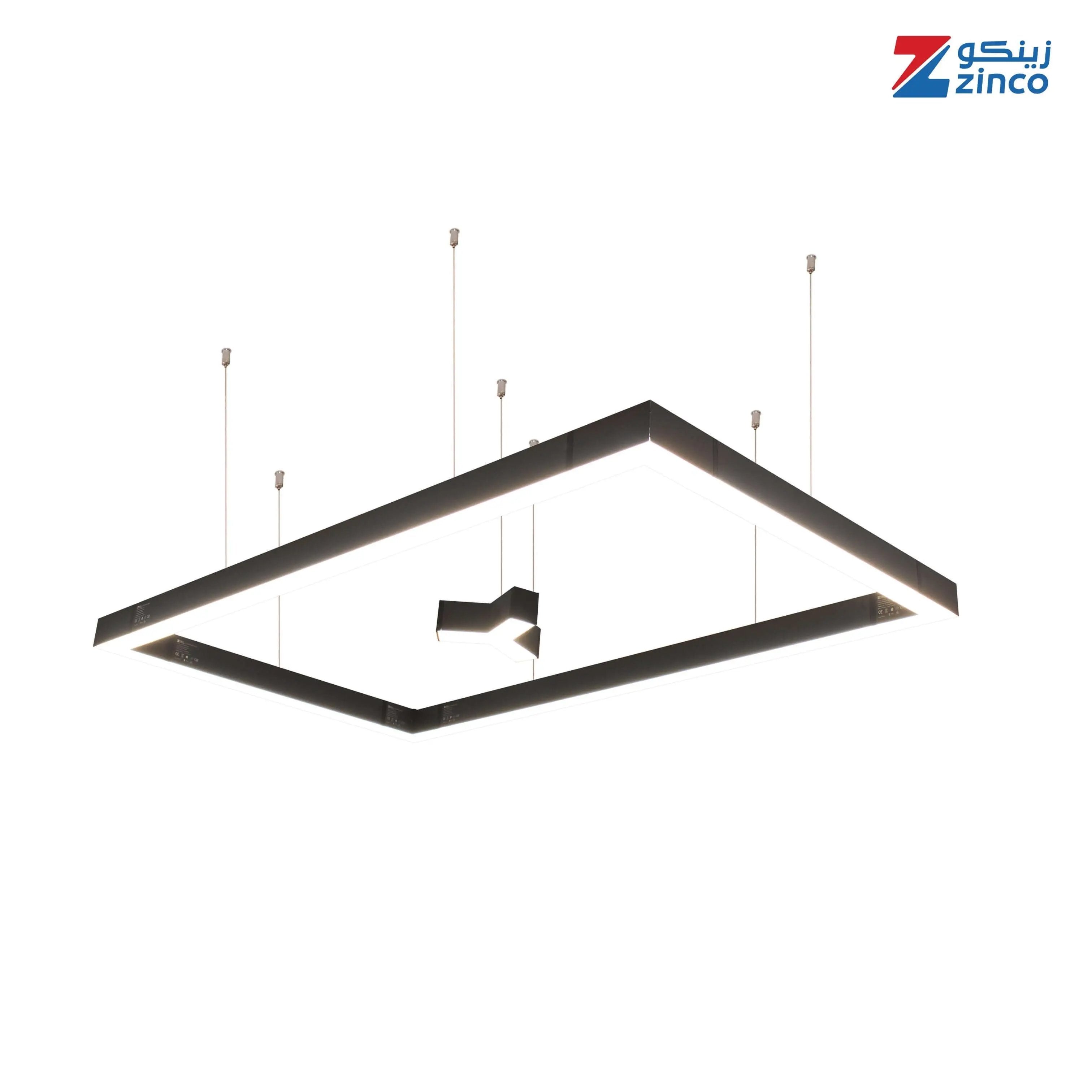 زاوية ربط انارة خطية شكل  L زينكو 10wم BTD5566-P090A10 10W-S - Zinco