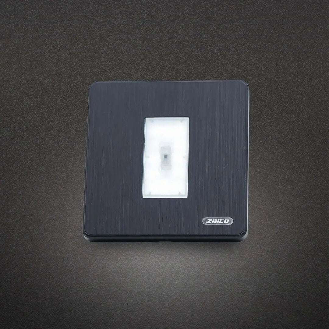 اضاءة طوارئ تخزين اسود - Zinco