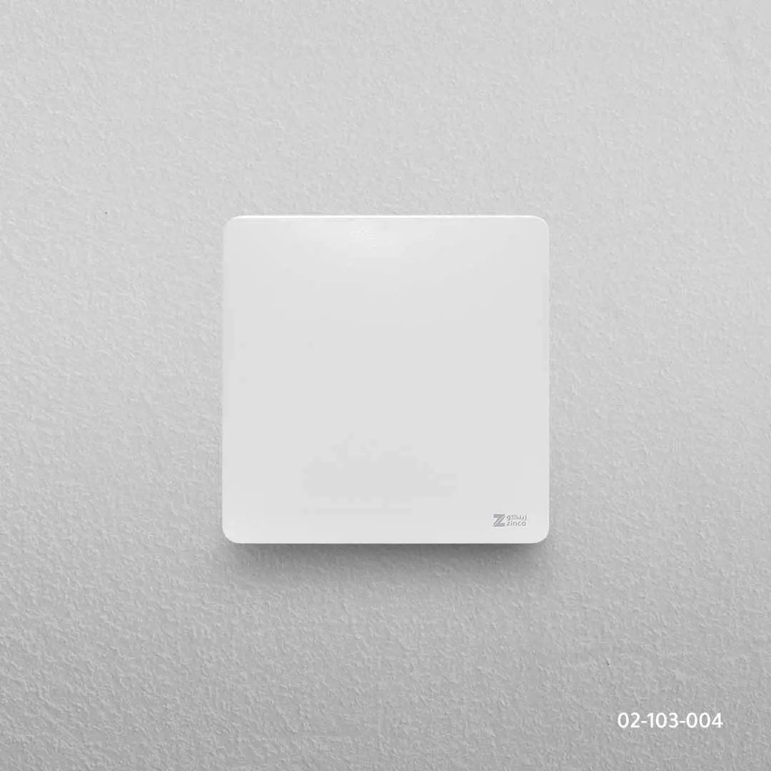 مفتاح مفرد لاسلكي ابيض ZINCO - Zinco