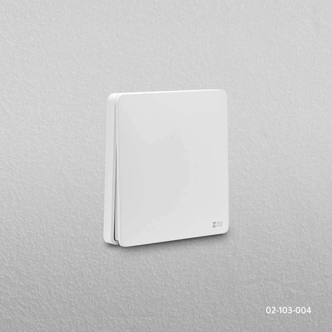 مفتاح مفرد لاسلكي ابيض ZINCO - Zinco