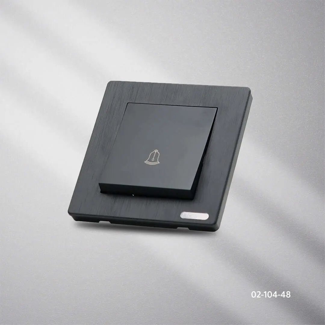 مفتاح جرس اسود  BOQATI - Zinco