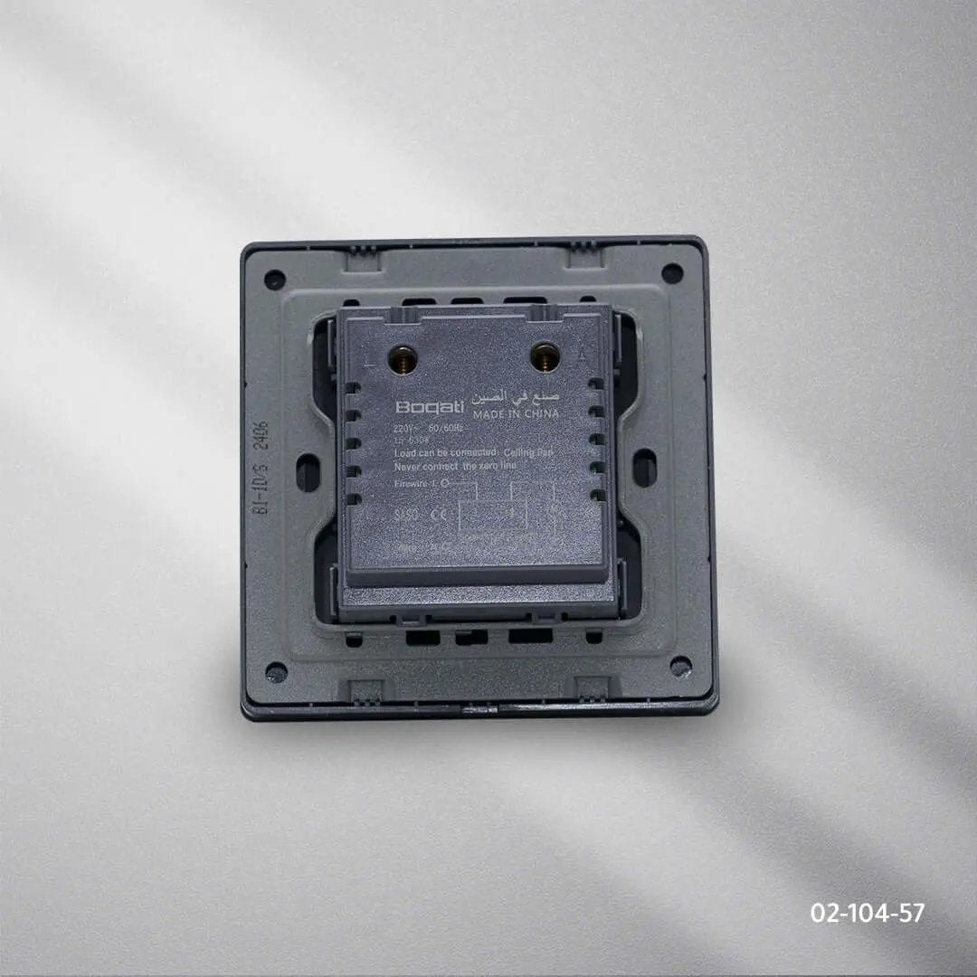 مفتاح دايمر مروحة اسود  BOQATI - Zinco