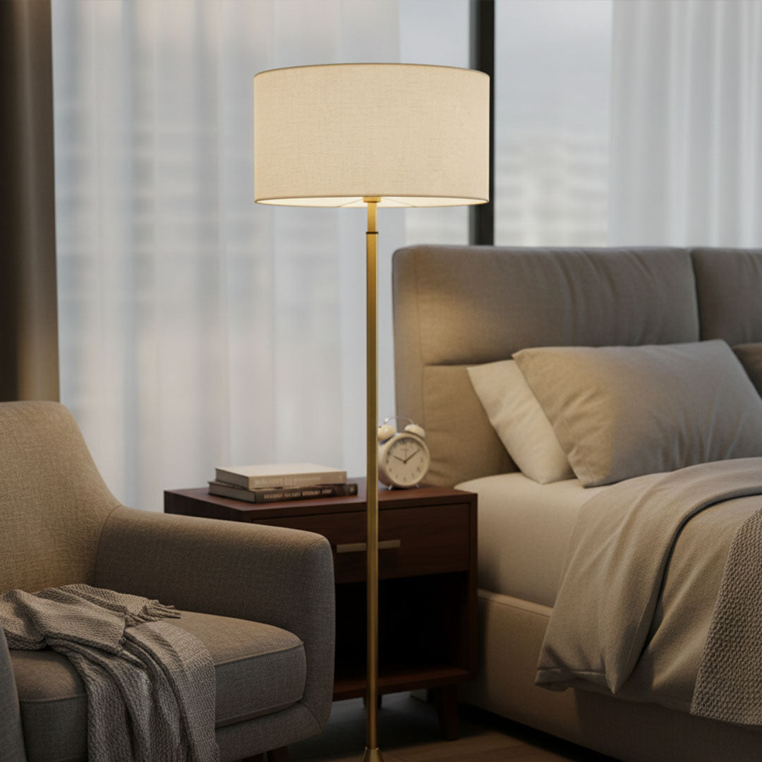 أباجورة ديكورية فاخرة ZINSA - إضاءة طاولة جانبية عصرية E27