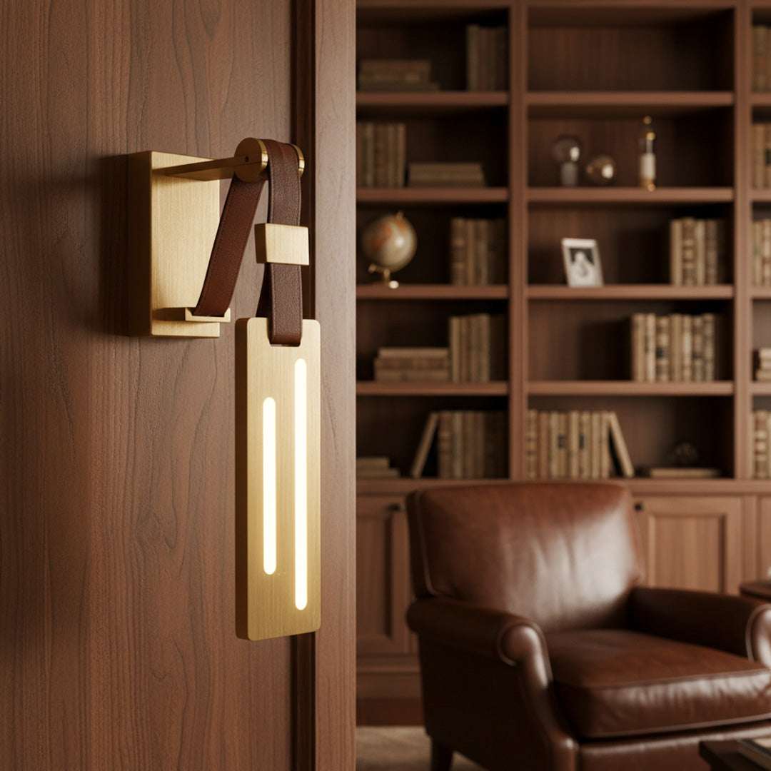 أباليك LED جداري ذهبي ZINSA 8W - إضاءة دافئة 3000K