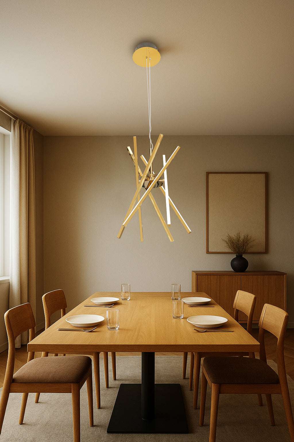 ثريا ليد ذهبية  ZINSA JD2032-6 - 49W