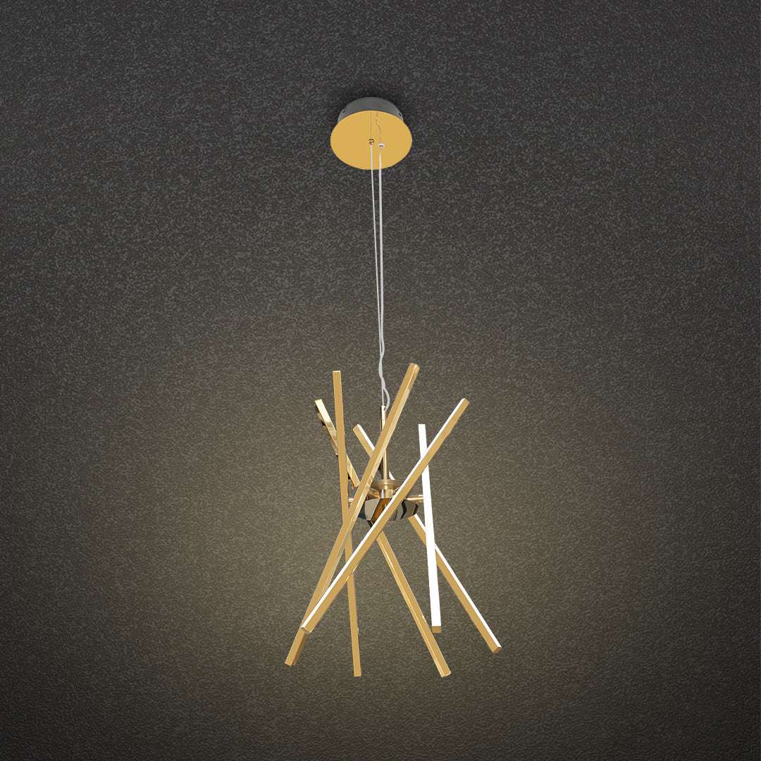 ثريا ليد ذهبية  ZINSA JD2032-6 - 49W