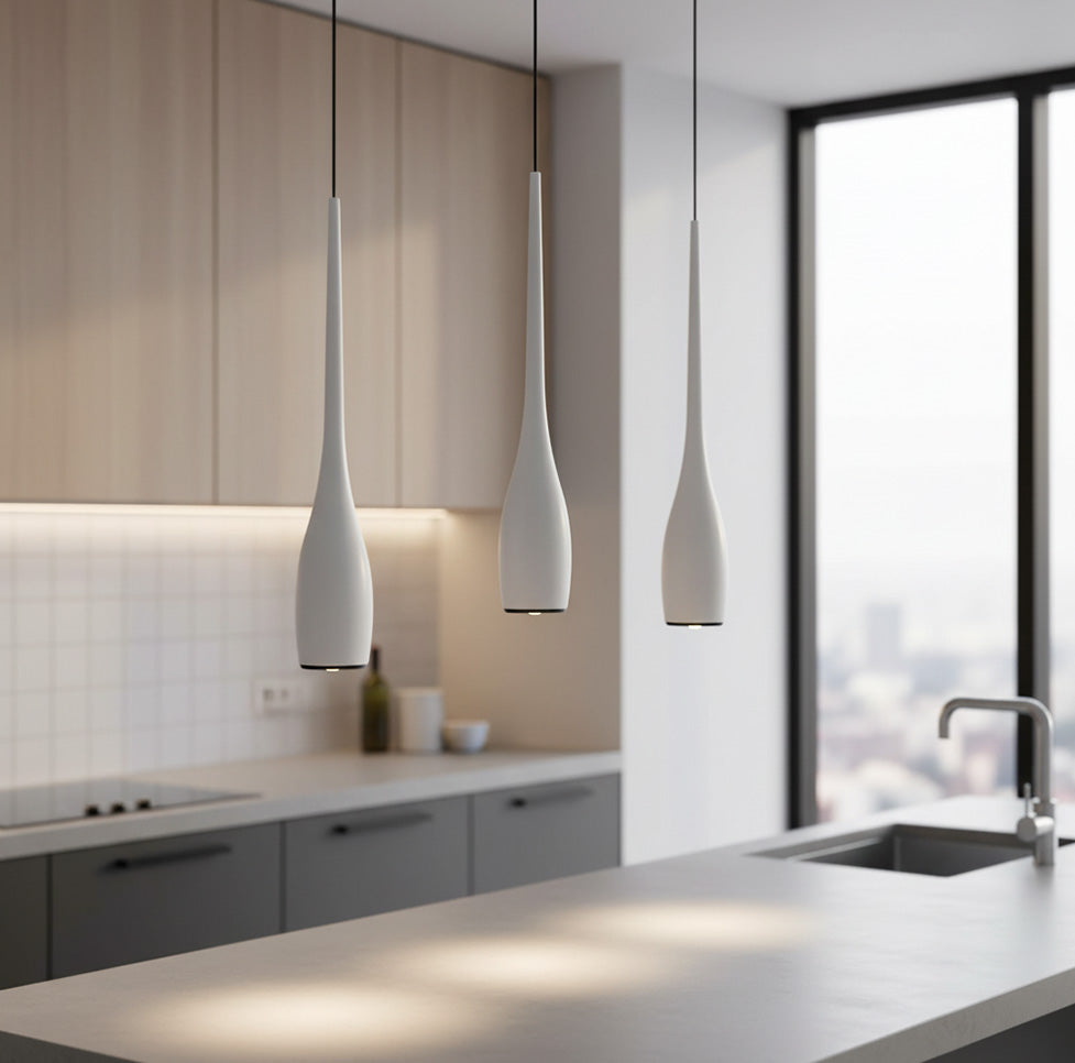 ZINSA 349-1 WH - 5W White LED Pendant Chandelier