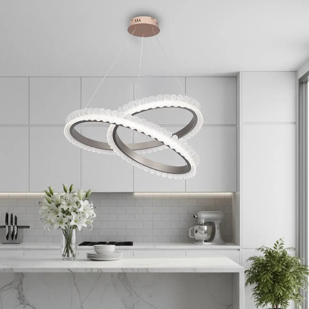 ثريا علاقي ليد 90 وات BOQATI - تصميم عصري فاخر - Zinco