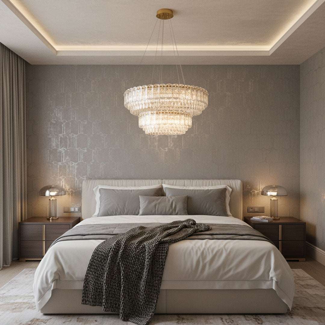 ثريا علاقي كريستال ليد BOQATI-800-500-100W