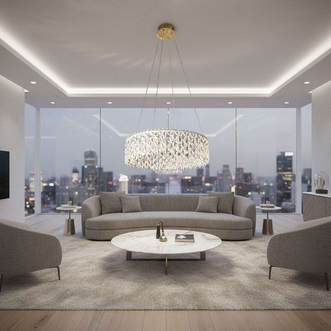 ثريا علاقي كريستال ليد  BOQATI-800-500-100W