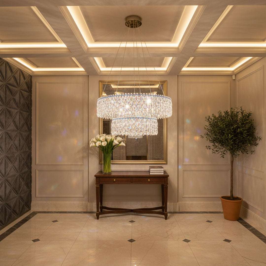 ثريا علاقي كريستال ليد BOQATI-800-500-147W