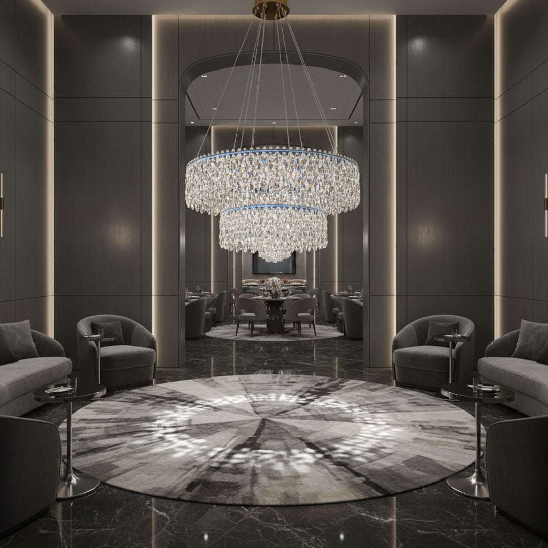 ثريا علاقي كريستال ليد BOQATI-800-500-147W