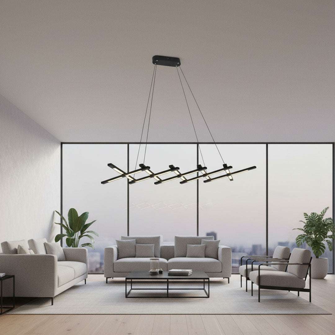 ثريا ZINSA LED 115 لومن - منظر تفصيلي يوضح التصميم والأبعاد
