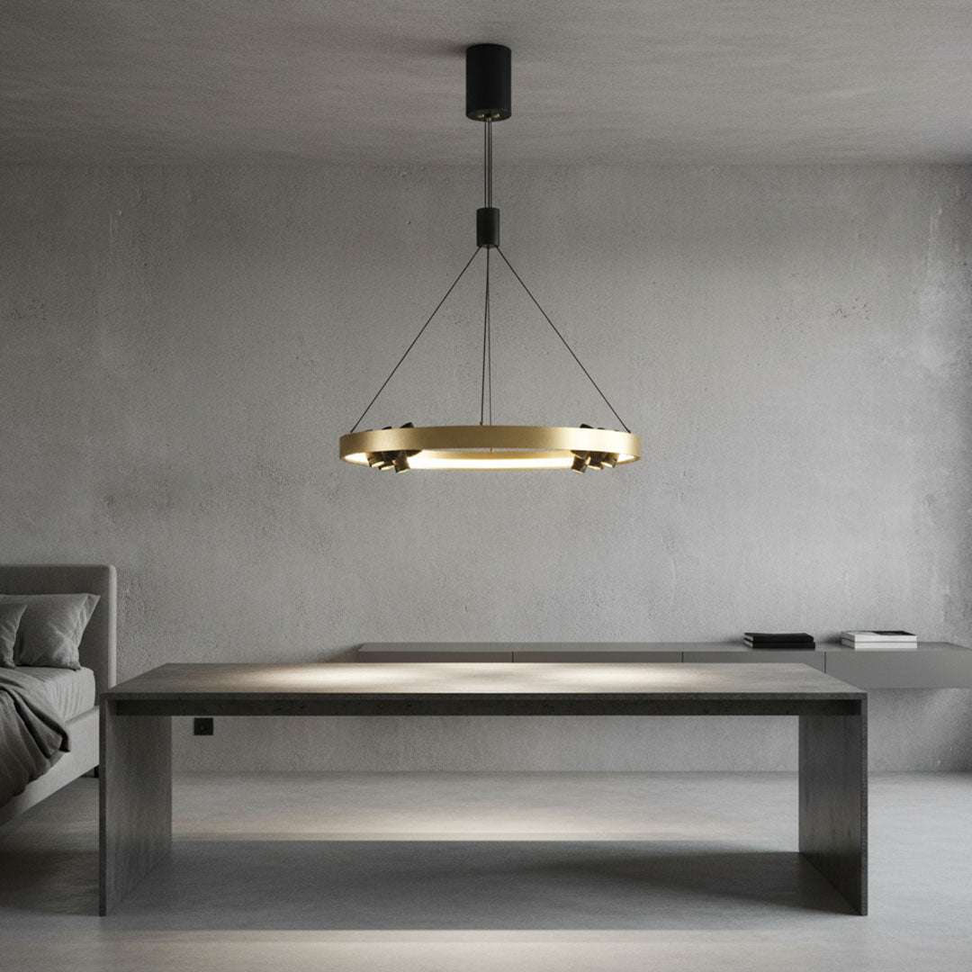 ثريا علاقي LED 40 وات ZINSA قطر 600 - تصميم عصري فاخر موفر للطاقة
