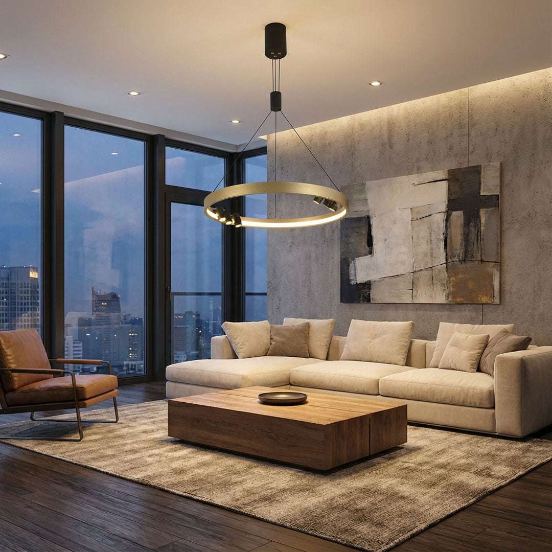 ثريا علاقي LED 60 وات ZINSA قطر 800 - إضاءة عصرية موفرة للطاقة