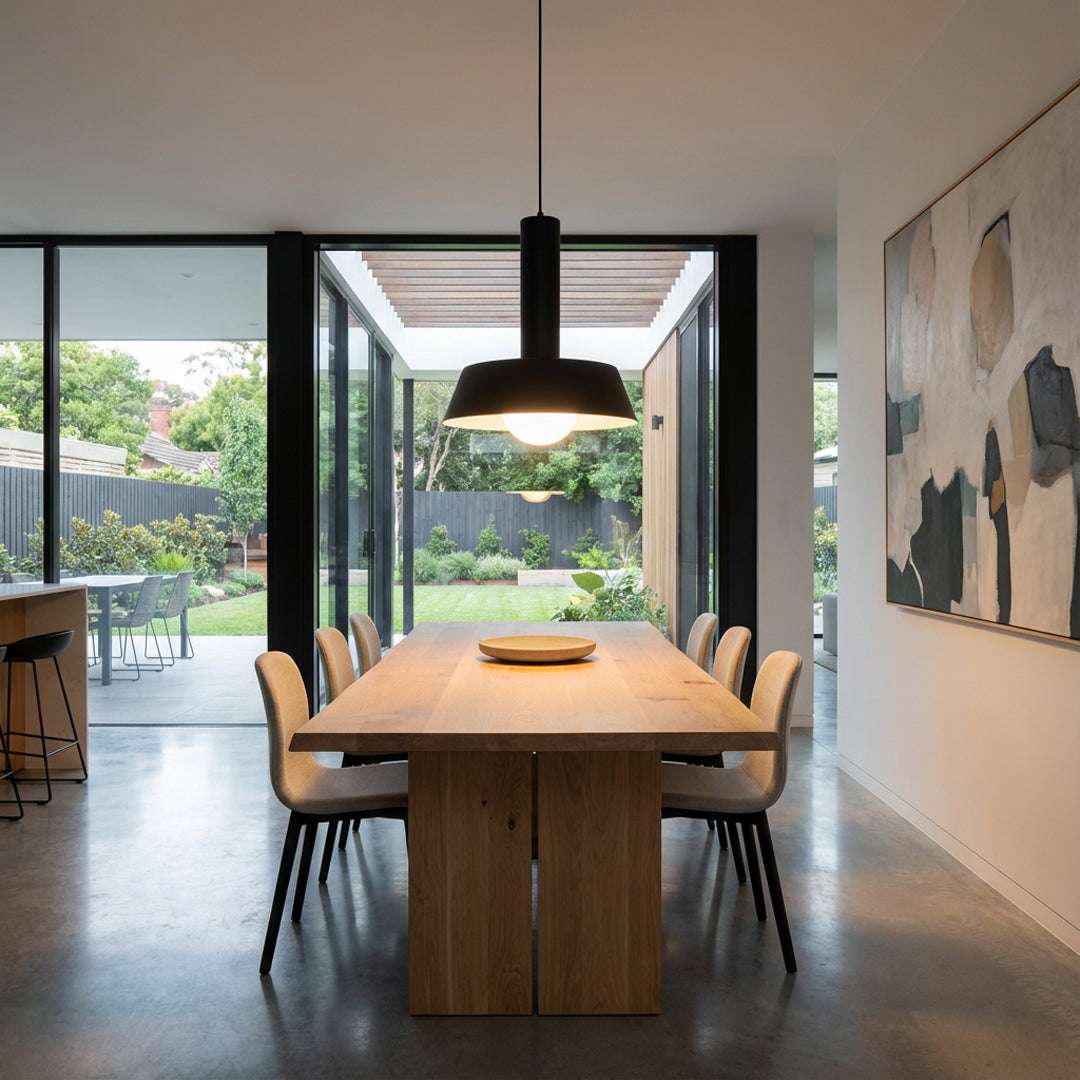 ثريا علاقي LED قاعدة E27 قطر 350 ZINSA - تصميم عصري مدمج موفر للطاقة
