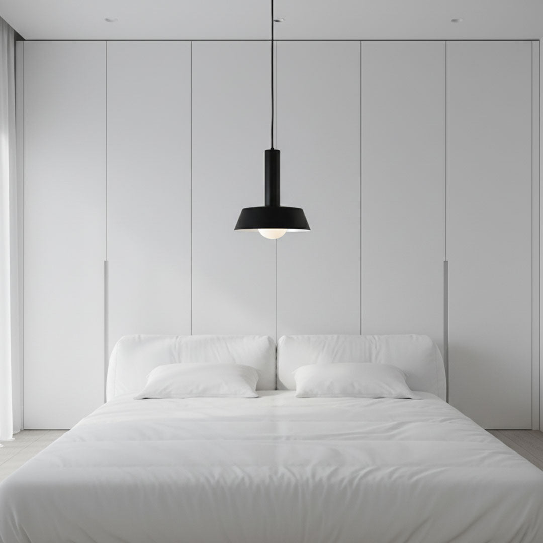 ثريا ZINSA LED قاعدة E27 قطر 350 ملم - منظر جانبي يوضح التصميم والأبعاد
