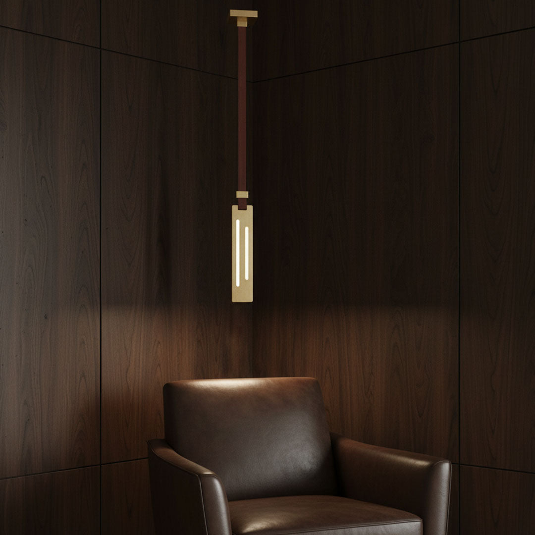 ثريا LED علاقي ذهبي ZINSA 16W - إضاءة دافئة 3000K