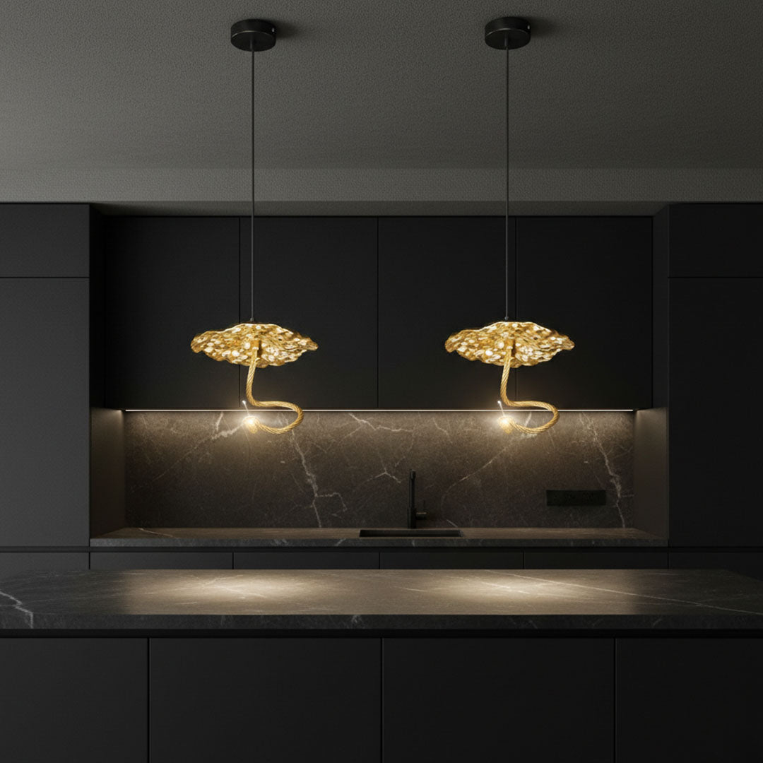 ثريا علاقي عصرية ذهبي أسود - ZINCO PF2001