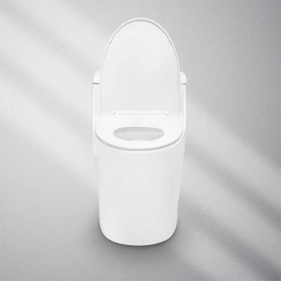 كرسي افرنجي ابيض صرف تورنيدو FLAGON - Zinco