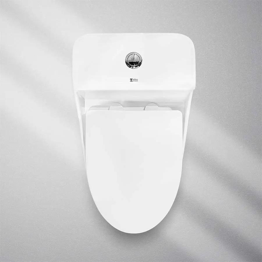 كرسي افرنجي ابيض صرف تورنيدو FLAGON - Zinco