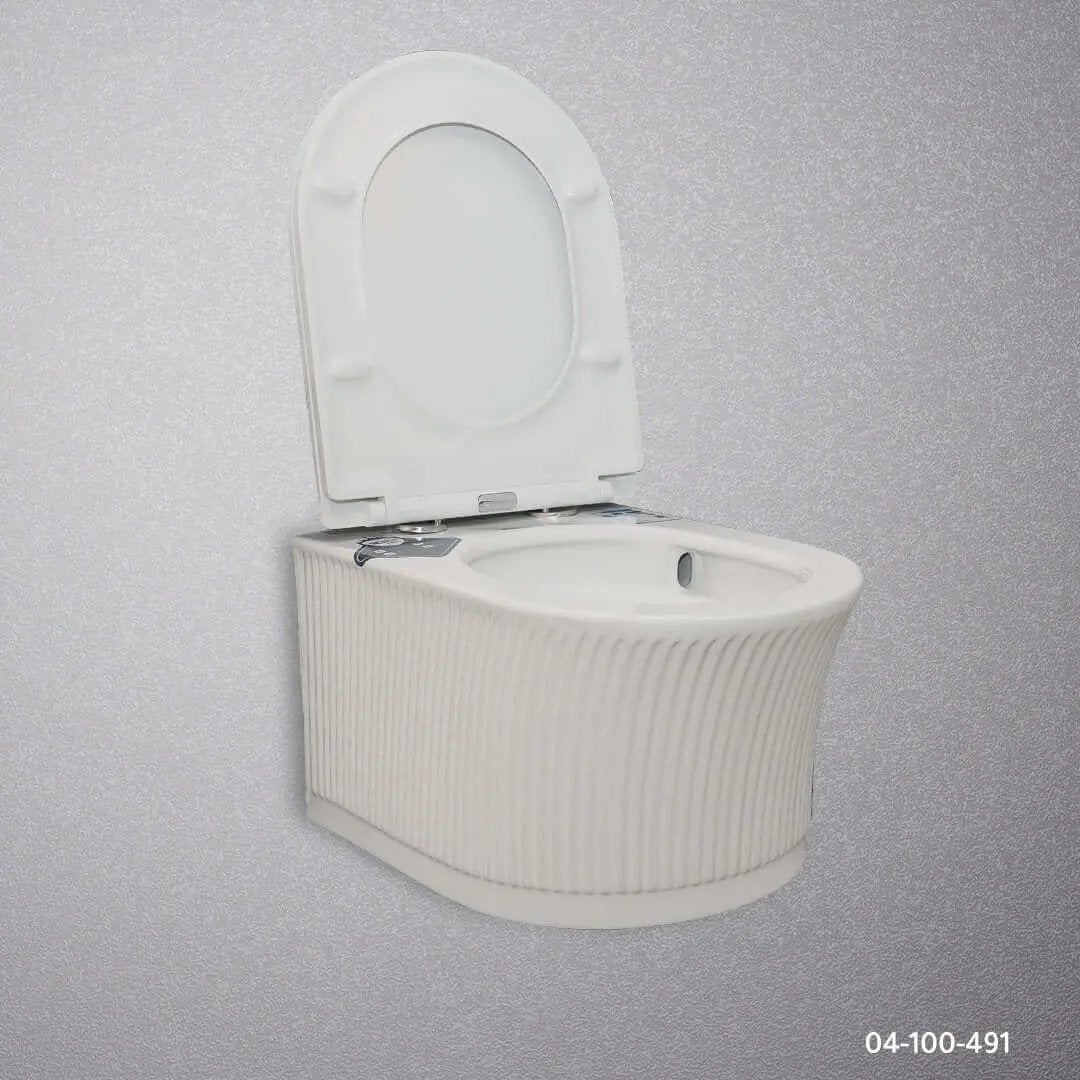 كرسي افرنجي جداري ابيض ZINCO - Zinco