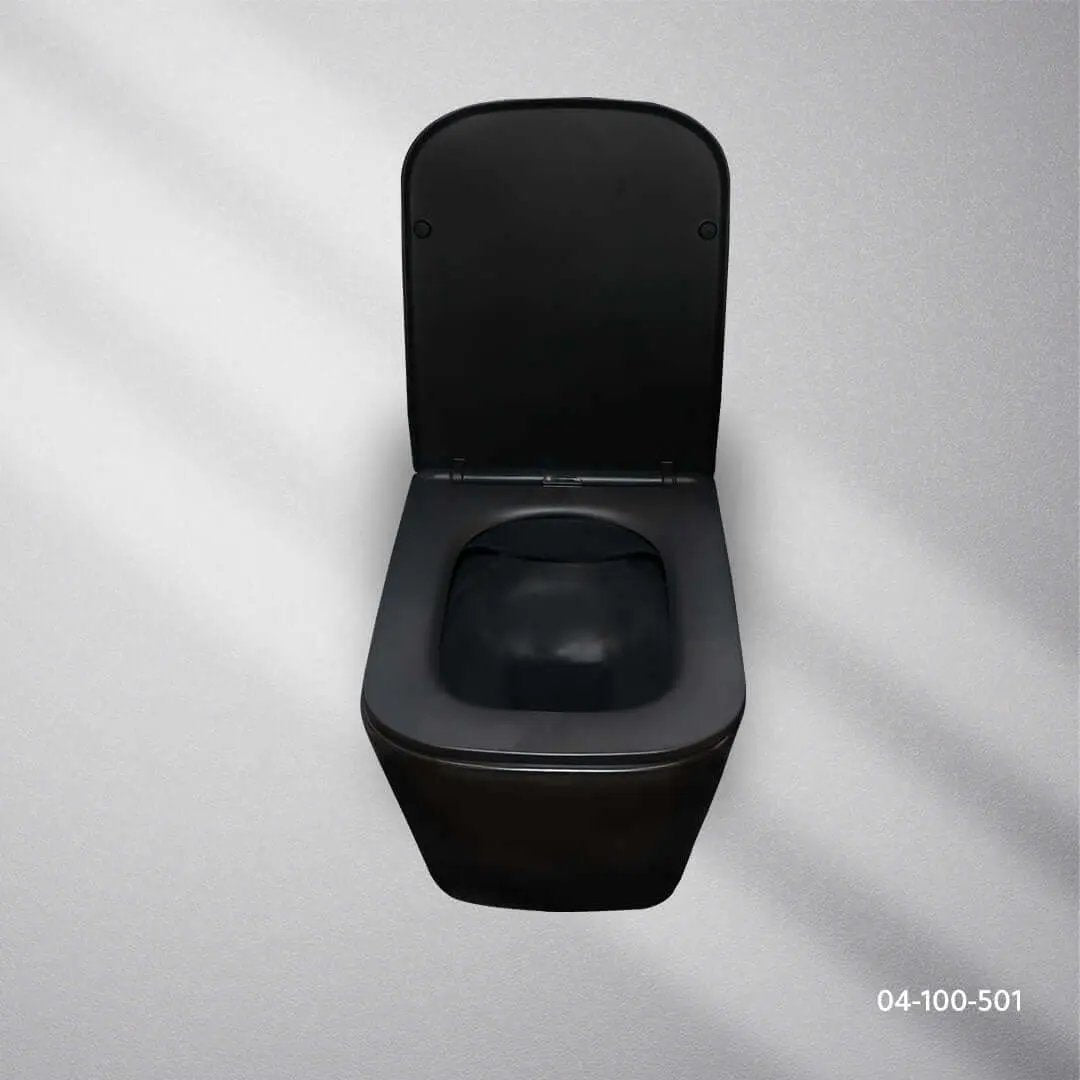 كرسي افرنجي جداري اسود FLAGON - Zinco