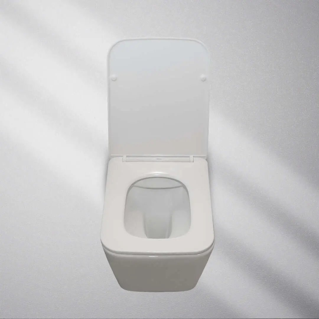 كرسي افرنجي جداري ابيض FLAGON - Zinco