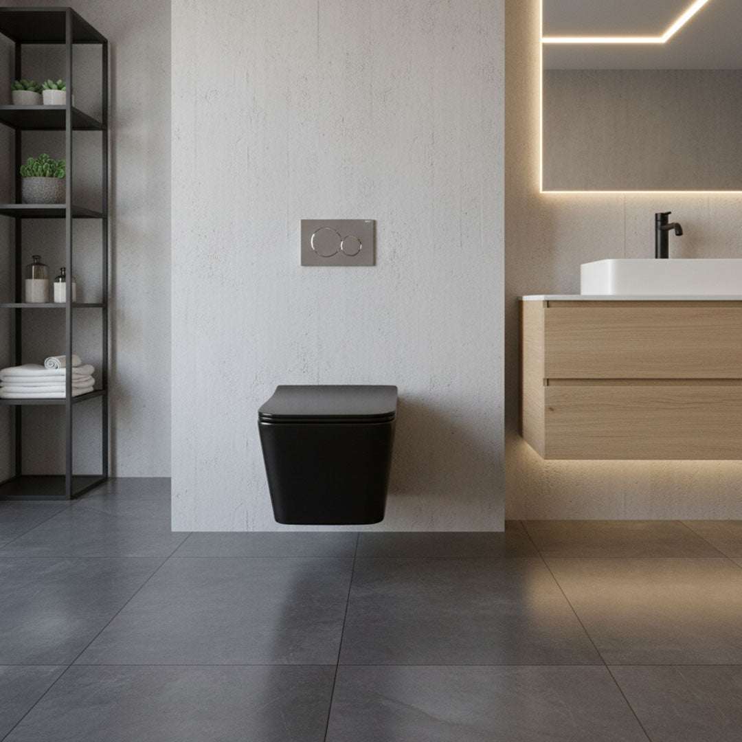 كرسي افرنجي معلق أسود FLAGON 701MB-BK