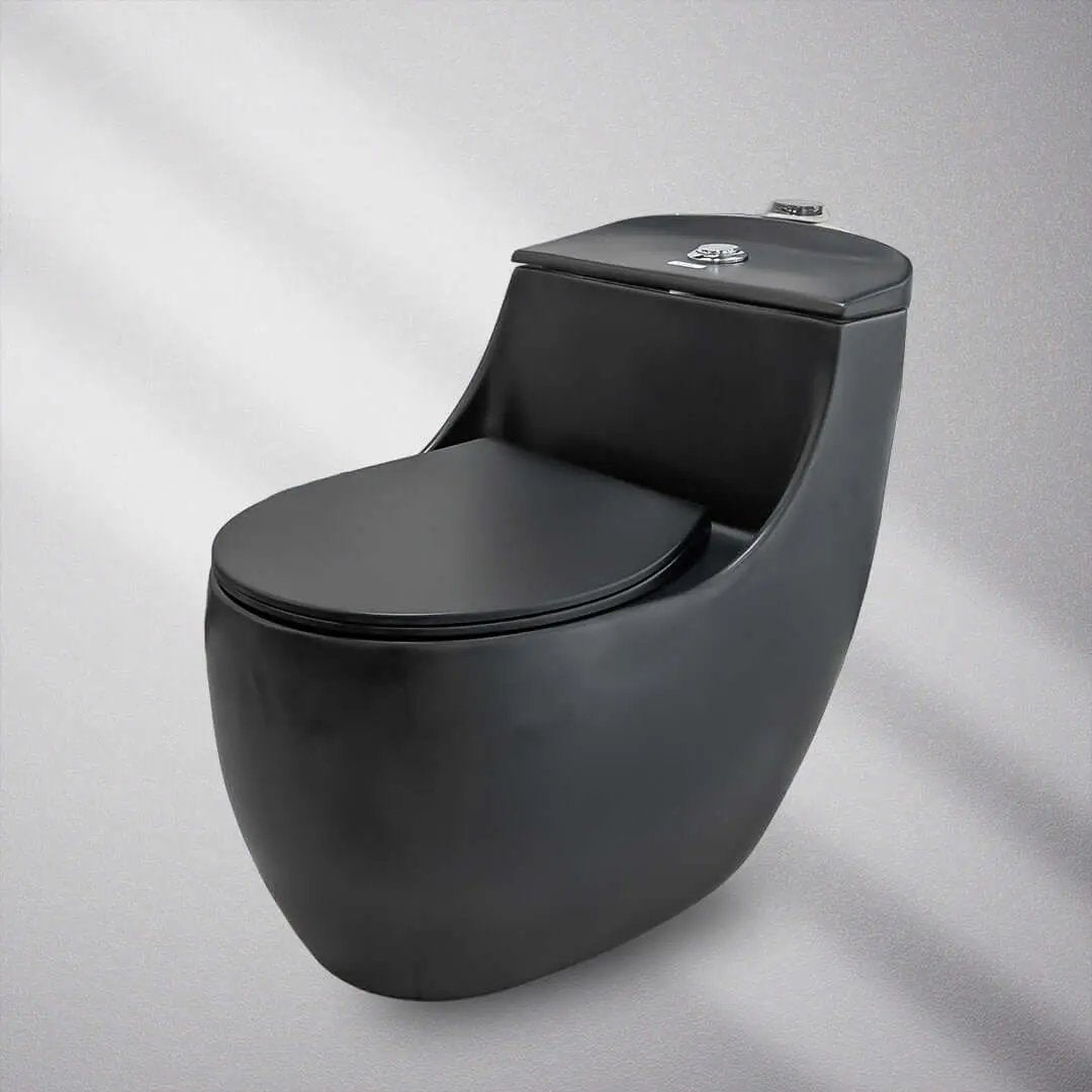 كرسي افرنجي اسود FLAGON - Zinco