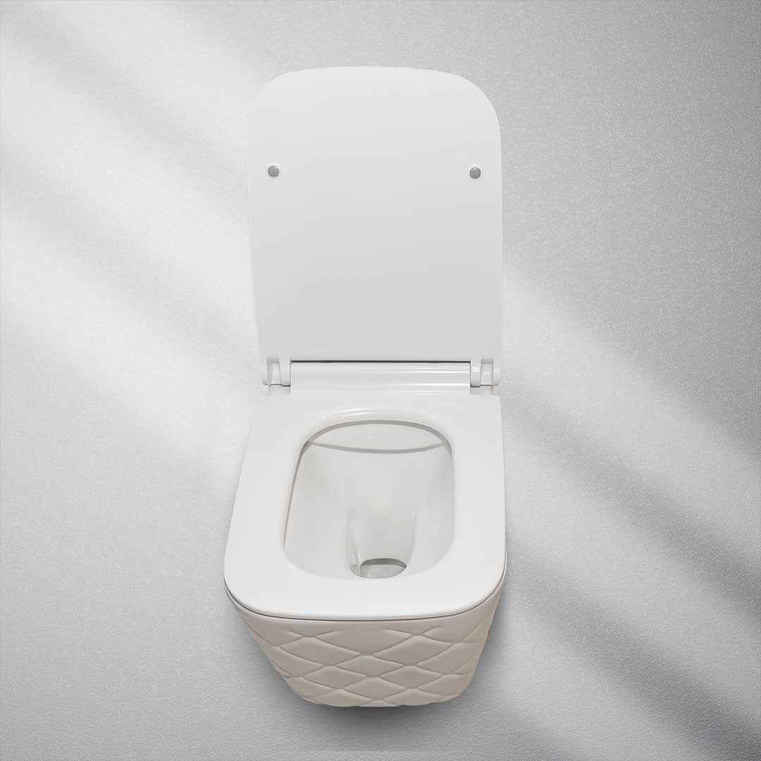 كرسي افرنجي ابيض جداري FLAGON تصميم عصري فاخر