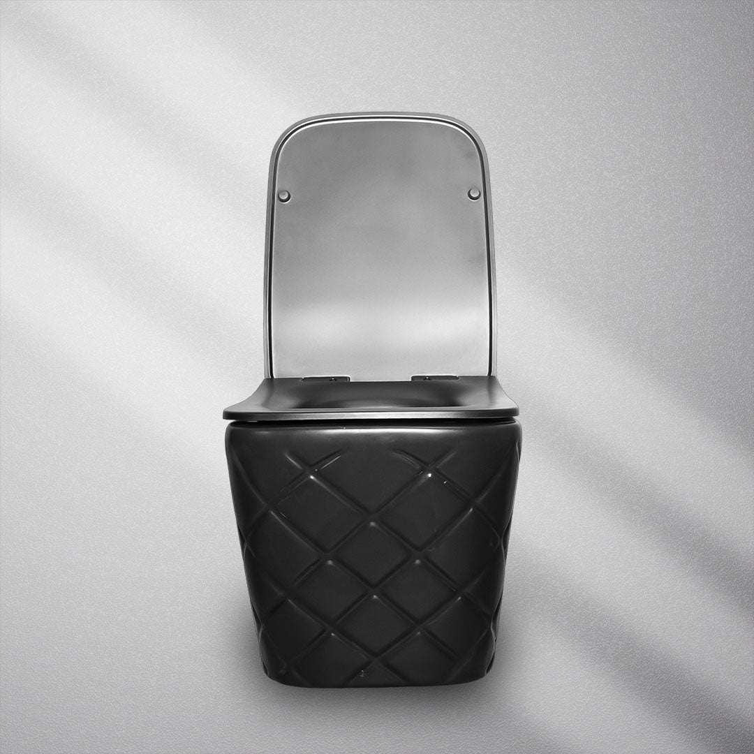 كرسي افرنجي اسود/FLAGON/D-4174W/BK