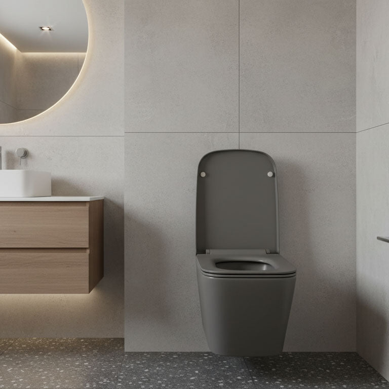 كرسي جداري ZINCO موديل T3210M3 - رمادي