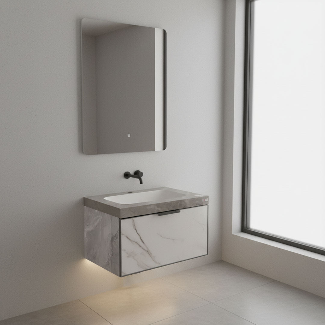 BOQATI/SR-1527-60/60CM Marble Porcelain Washbasin
