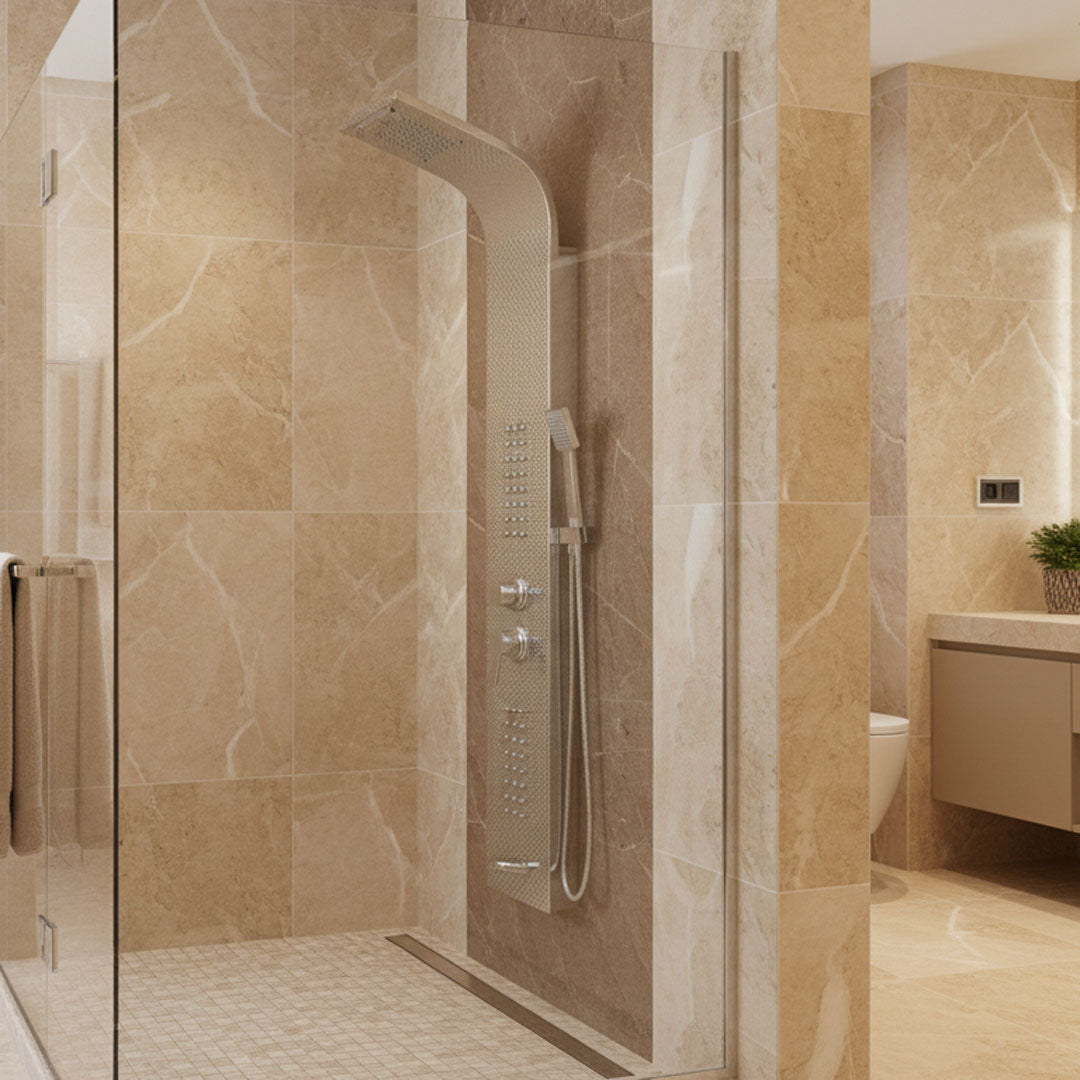 دش مخفي كروم BOQATI SK-8019 | تصميم عصري فاخر