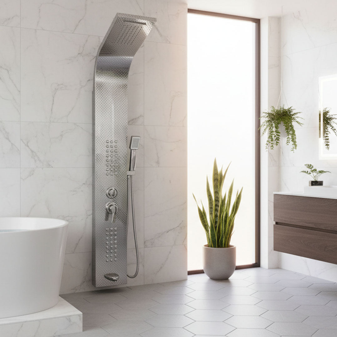 دش مخفي كروم BOQATI SK-8019 | تصميم عصري فاخر
