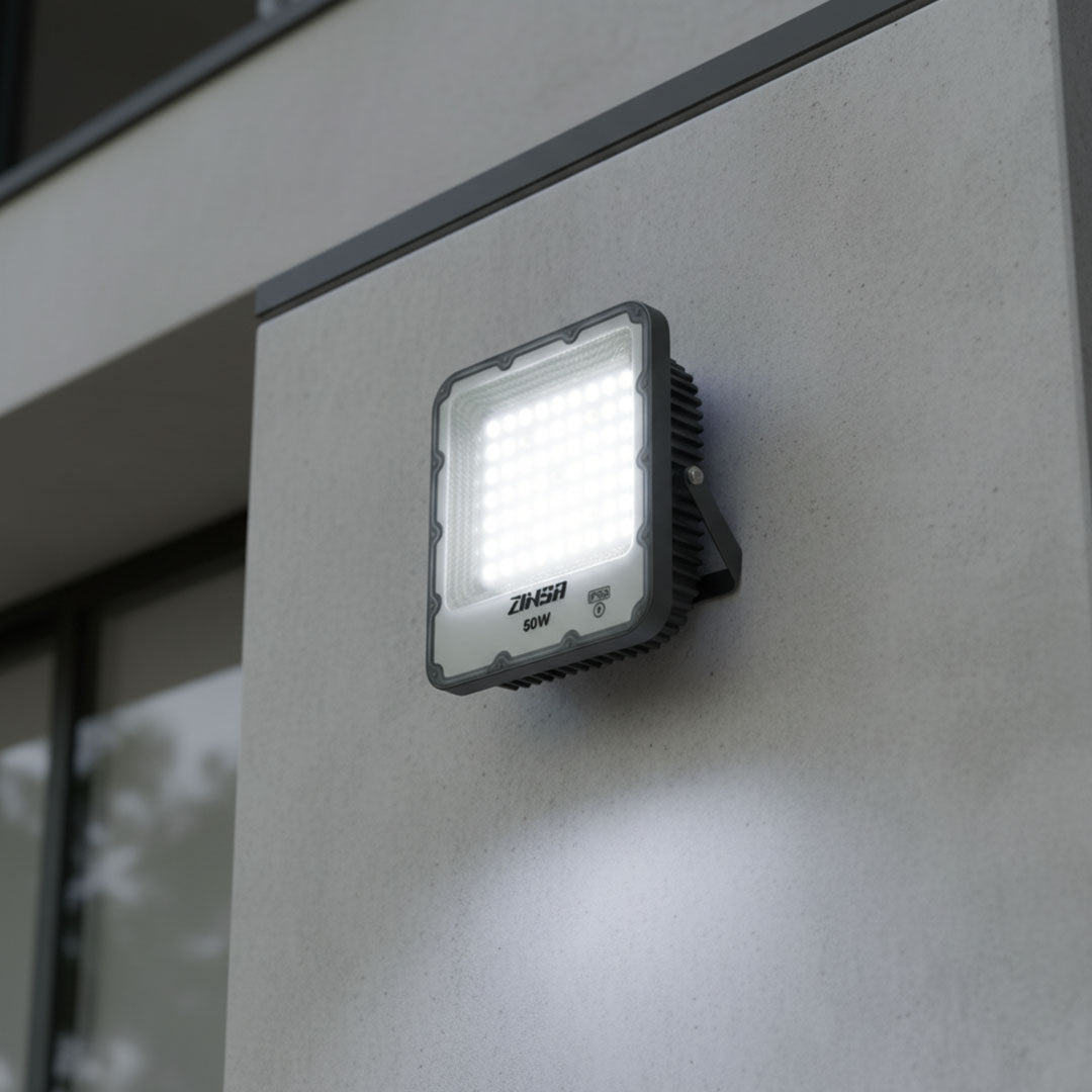 كشاف خارجي ليد متحرك 50 وات ZINSA - 6500K