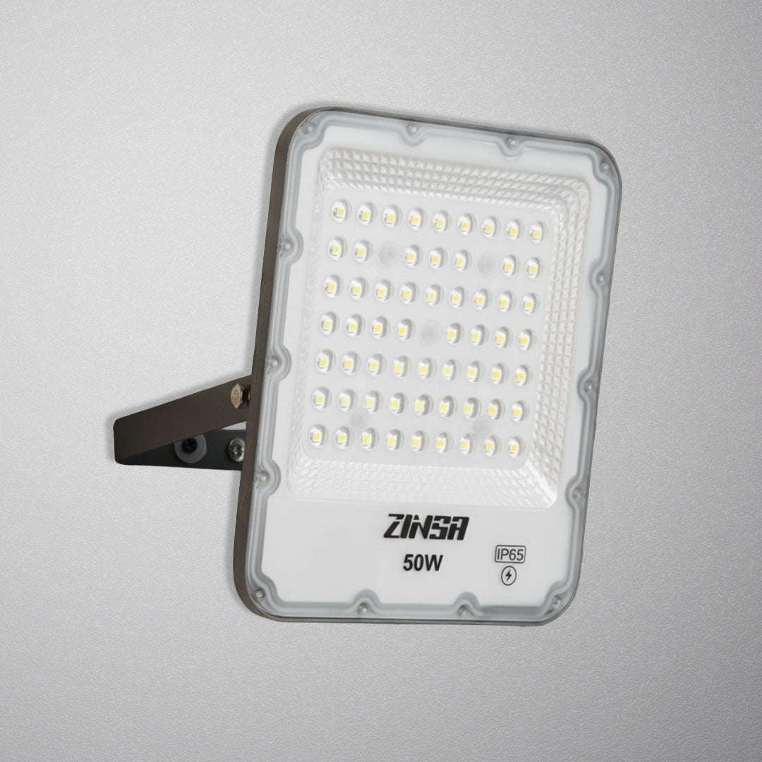 كشاف خارجي ليد متحرك 50 وات ZINSA - 4000K أبيض دافئ