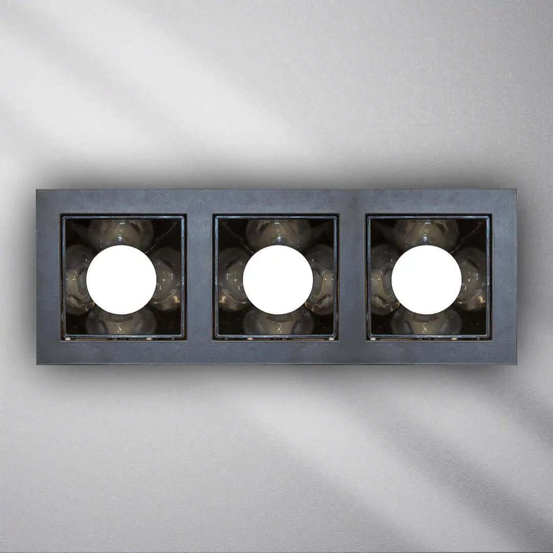 جرم كشاف ثلاثي زينكو م H800-3 SQ BK+Shining BK - Zinco