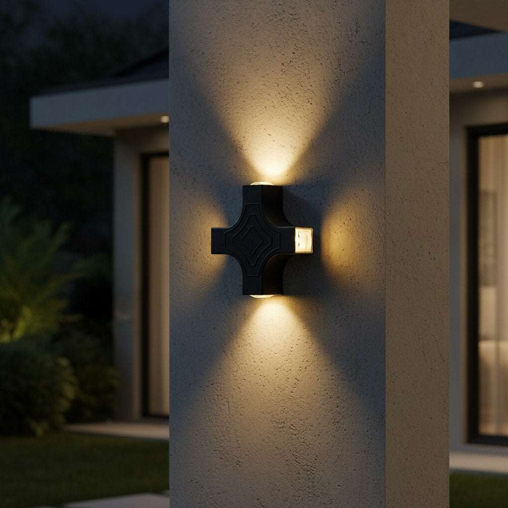 كشاف سلندر ليد 4*3 وات موديل JKF-802 اسود اصفر صيني