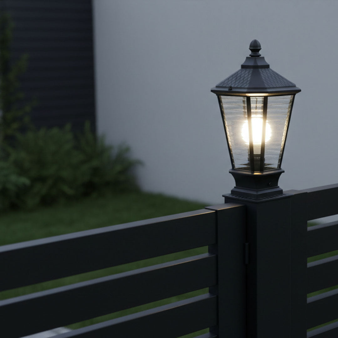 فانوس سور خارجي ZINSA MW357PF(S) - إضاءة حدائق وأسوار