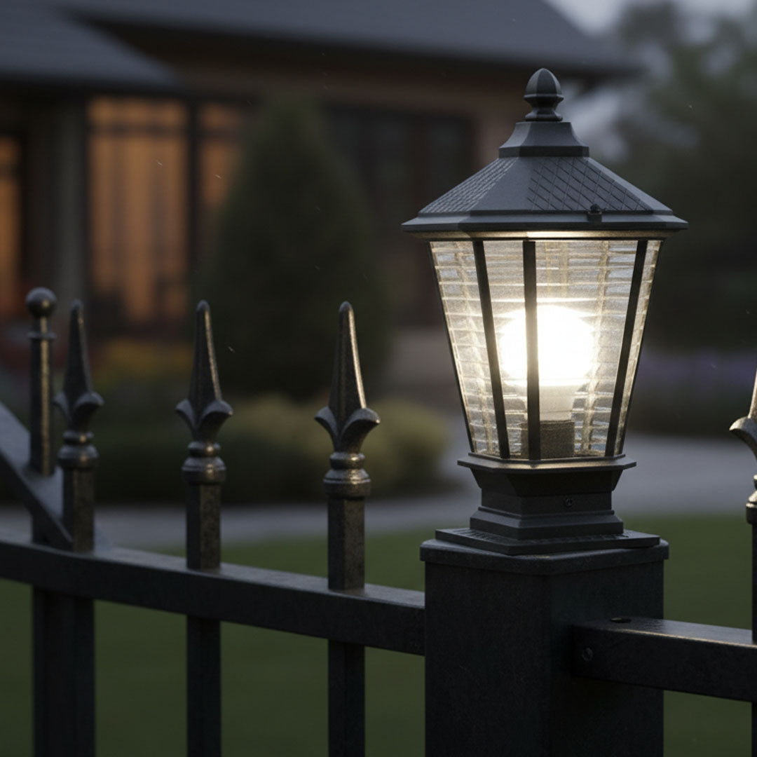 فانوس سور خارجي ZINSA MW357PF(S) - إضاءة حدائق وأسوار