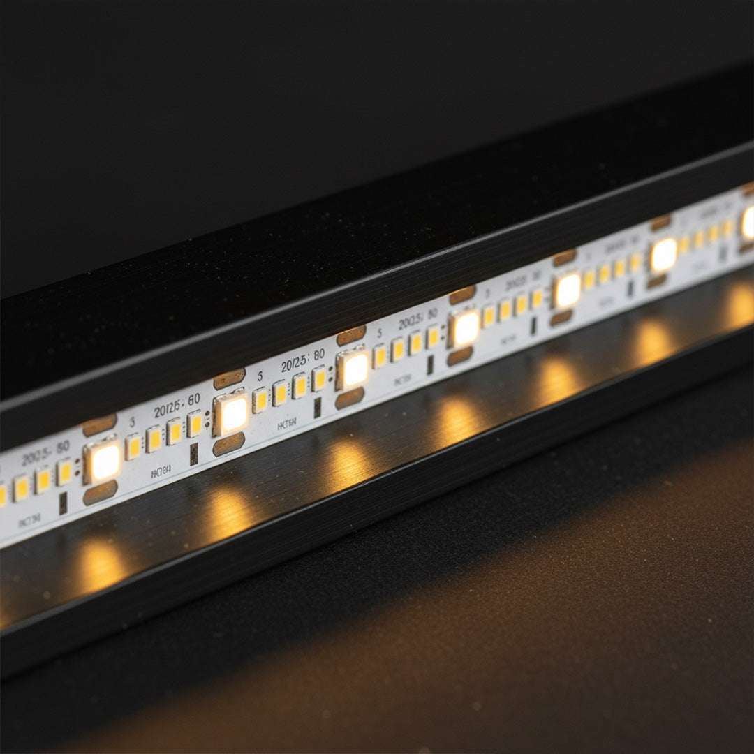 قناة الومنيوم للاضاءة المخفية/ZINSA/ZINCO/BK/19.5*14.6/XT433