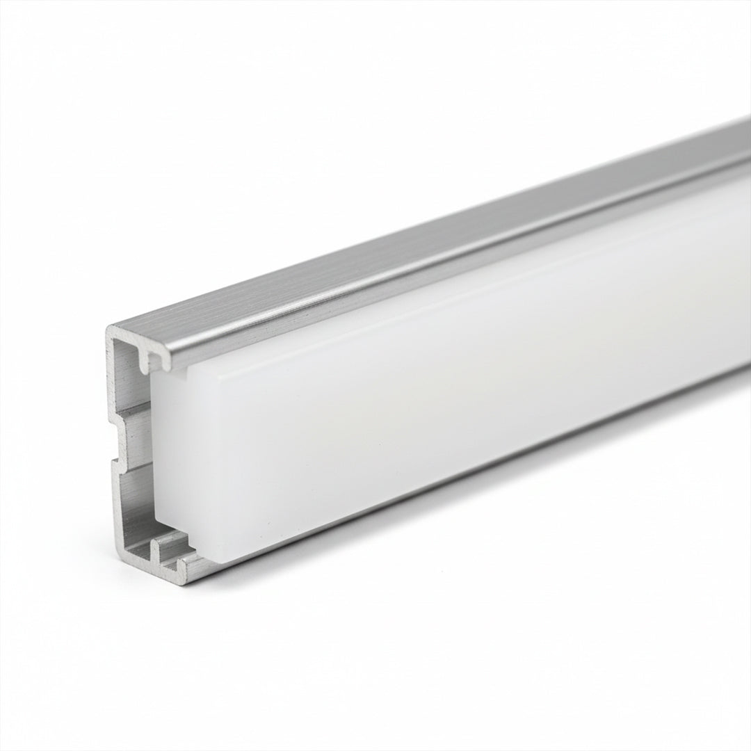 قناة الومنيوم للاضاءة المخفية  /ZINSA/ZINCO/16.7*6.5/WM17