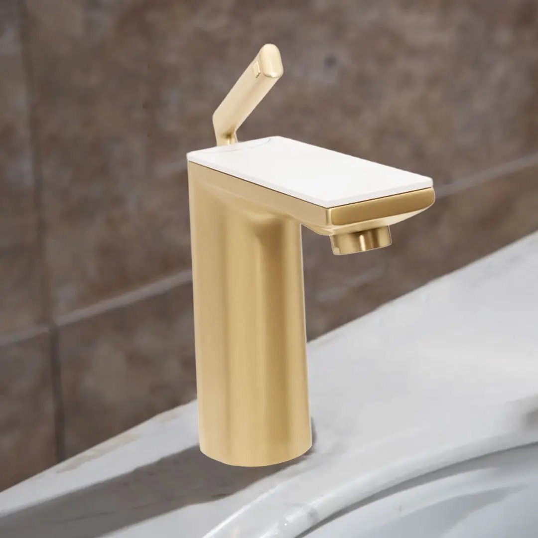 خلاط مغسلة ذهبي  FLAGON - Zinco