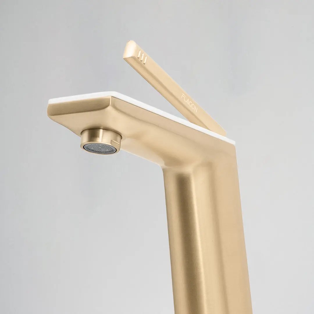 خلاط مغسلة ذهبي  FLAGON - Zinco