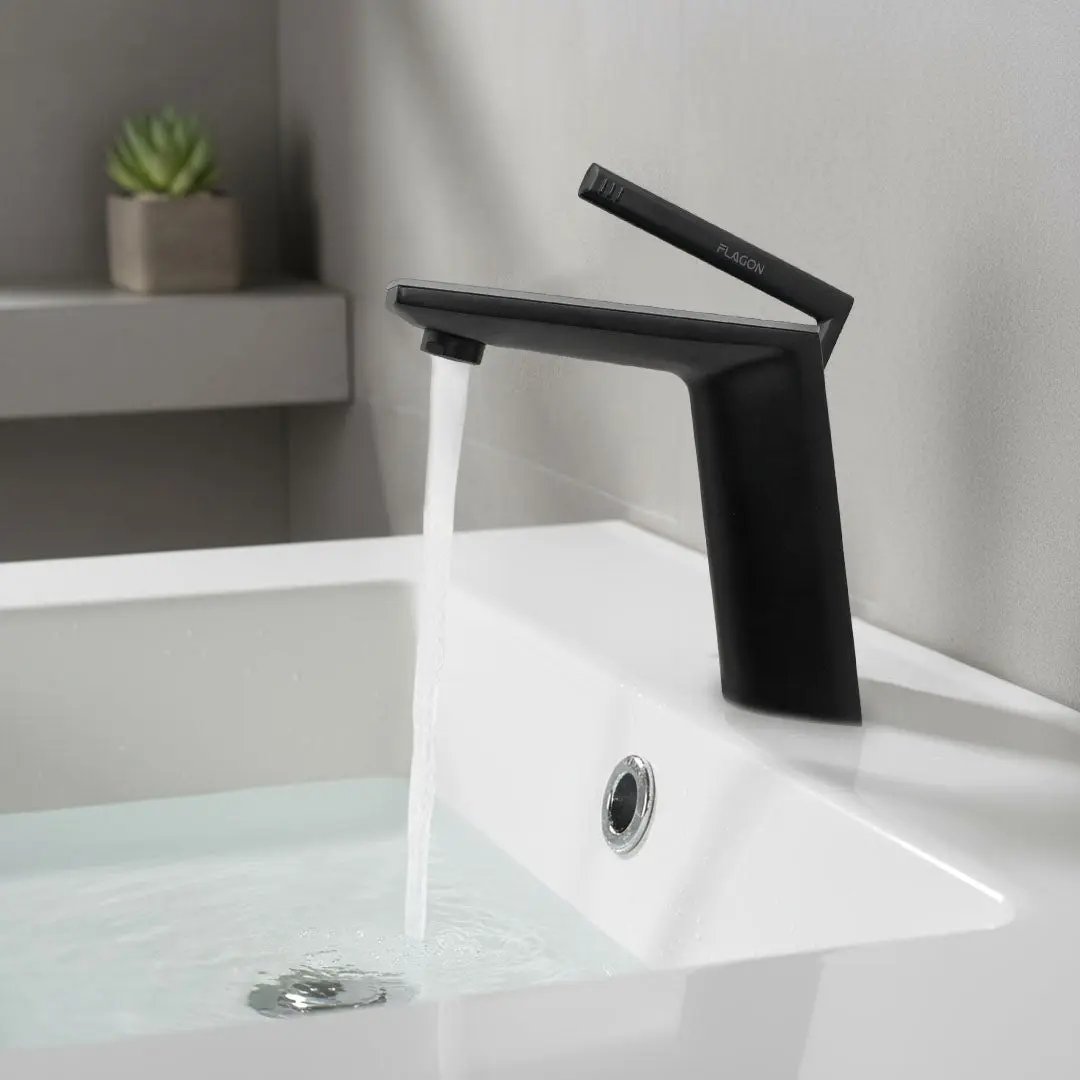 خلاط مغسلة اسود  FLAGON - Zinco