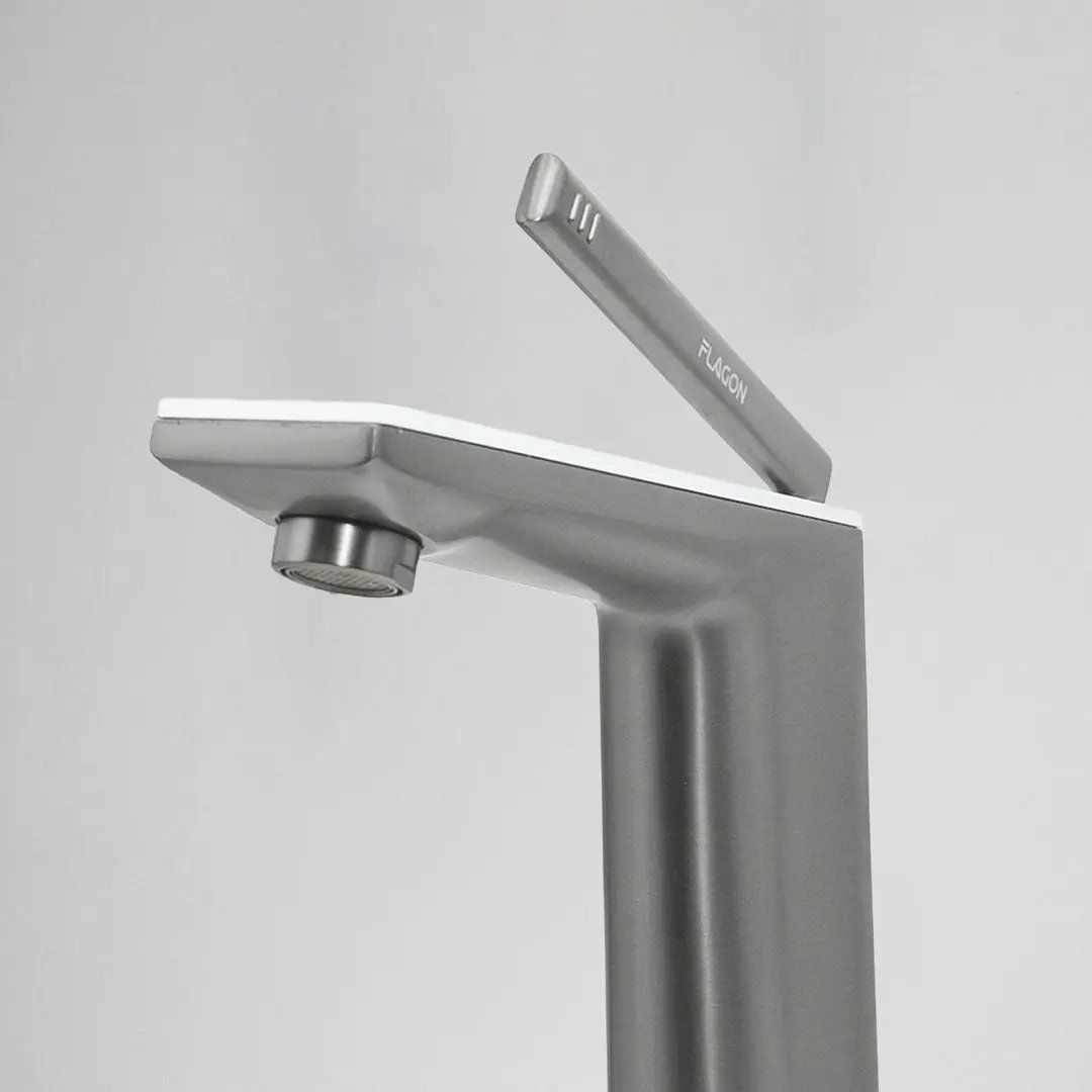 خلاط مغسلة رمادي  FLAGON - Zinco