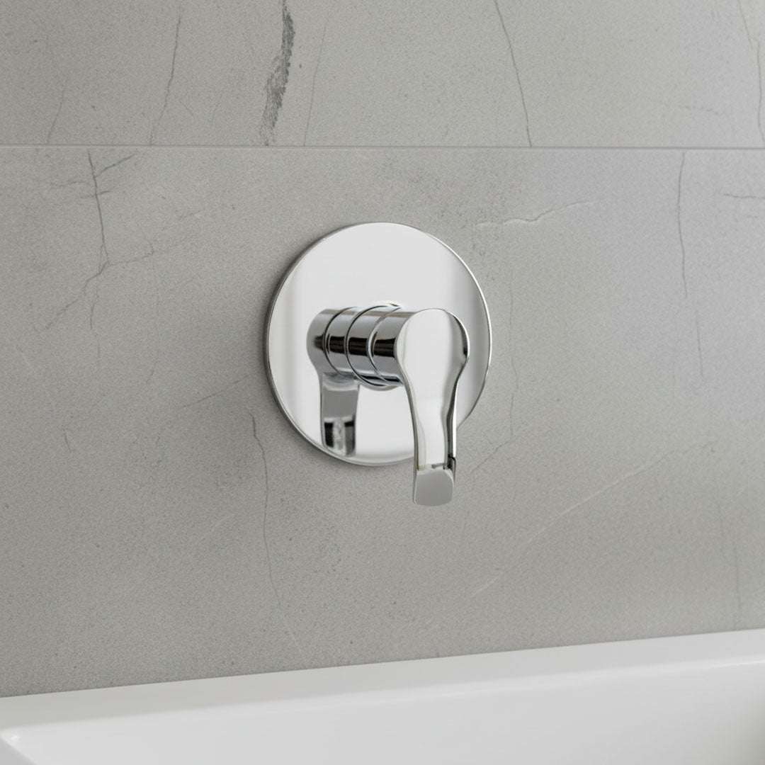 وجه خلاط دفن واحد خط دائرىBAQATI/YL-007/Chrome