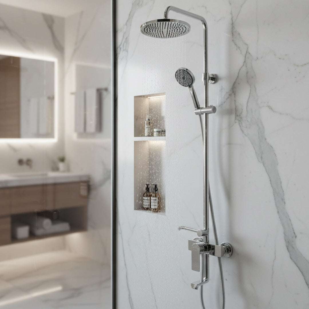 خلاط دش مسطرة كروم/ FLAGON/AF16622/CH